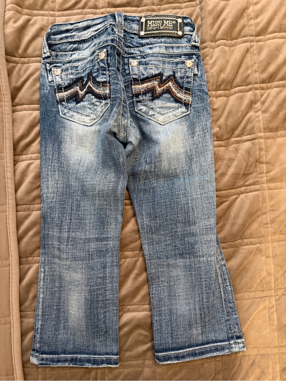 Miss Me Girls' Capri Jeans, Sz 8